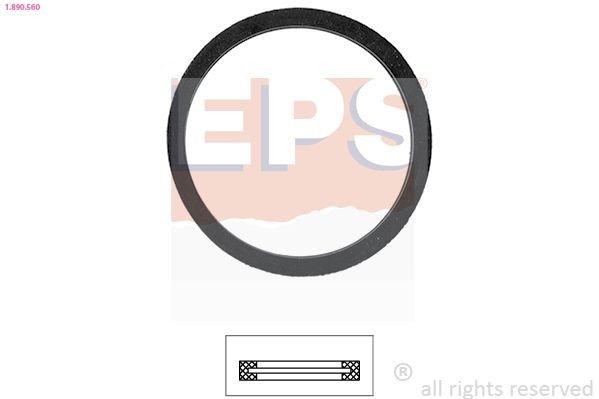 Pakning, termostat EPS 1.890.560 EPS 1.890.560 Pakning termostathus Citroën C5 2014
