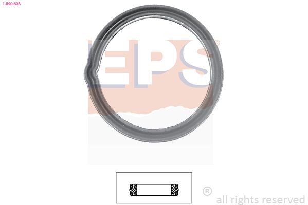 EPS Pakking, thermostaat 1.890.608 EPS 1.890.608 originele Thermostaat pakking K2700 Flatbed Vrachtwagen/Chassis (SD) kosten