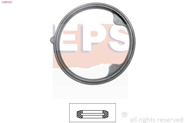 EPS Pakning, termostat 1.890.627 EPS 1.890.627 Kjølevannstetning SEAT TARRACO hva koster
