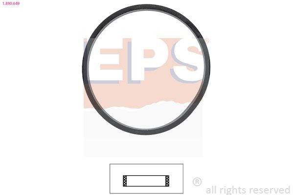 Φλάντζα, θερμοστάτης EPS 1.890.649 EPS 1.890.649: Φλάντζα θερμοστάτη Mercedes E-class 2013