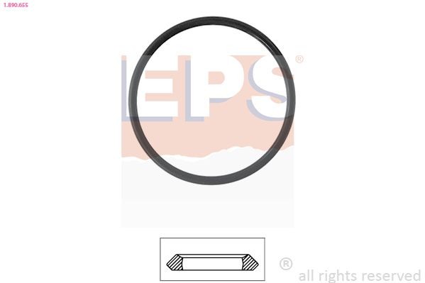 EPS Blīve, Termostats 1.890.655 EPS 1.890.655 Termostats blīve Mercedes-Benz W245 cena