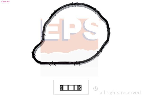 EPS Pakking, thermostaat 1.890.704 EPS 1.890.704 originele Koelwaterpakking Peugeot 407 Coupe kosten