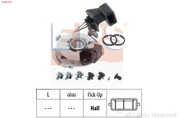 EPS Sensor, tændingsimpuls 1.906.219 EPS 1.906.219 originale Audi 100 Avant C3 Knastaksel sensor hvad koster