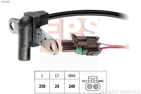 EPS Krukassensor 1.953.008 Krukas positie sensor EPS V70 1.953.008 goedkoop