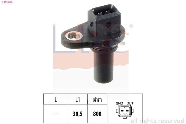 EPS Sensor, omdrejningstal 1.953.028 EPS 1.953.028 Sensor, omdrejningstal SKODA Felicia II Hatchback (6U1) 1.3 68 HK 2000