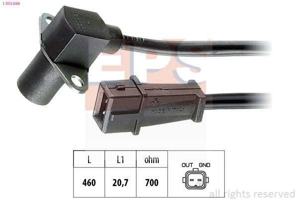 EPS Krukassensor 1.953.030 Fiat BRAVA Krukas-sensor EPS 1.953.030
