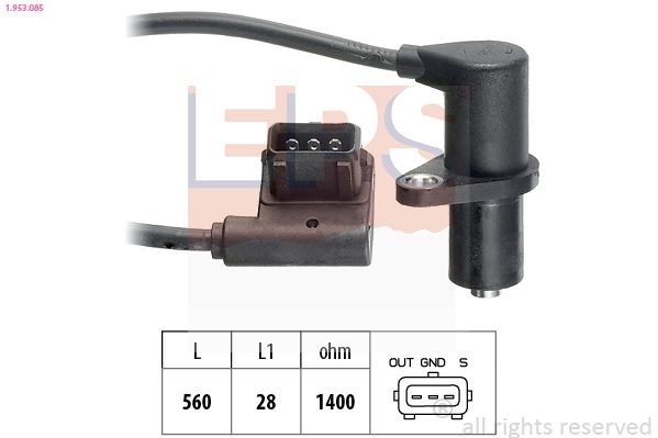 EPS Camshaft position sensor 1.953.085 BMW X1 EPS camshaft sensor 1953085