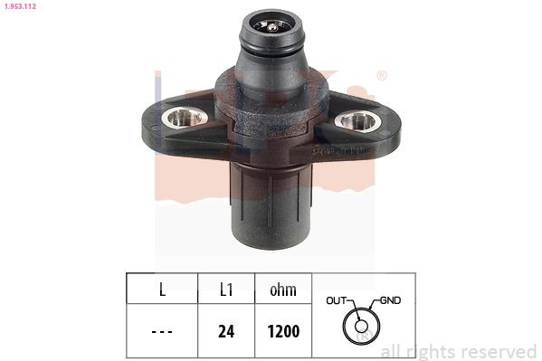 EPS Capteur, position d'arbre à cames 1.953.112 Land Rover 110/127 Capteur impulsion d'allumage EPS 1.953.112