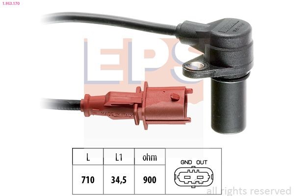 EPS Snímač impulzov kľukového hriadeľa 1.953.170 Snímač otáčok motora EPS 146 1.953.170 lacné