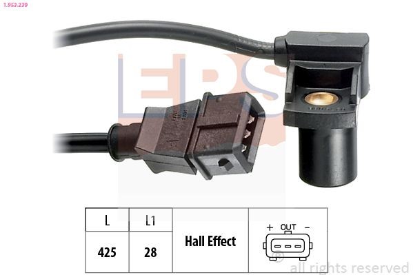 EPS Devējs, Sadales vārpstas stāvoklis 1.953.239 Sadales vārpstas devējs EPS Nissan MICRA 1.953.239