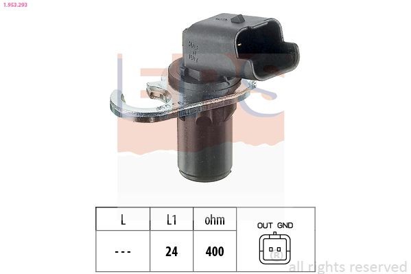 Krukassensor EPS 1.953.293 EPS 1.953.293 Krukas positie sensor CITROËN C15 2001