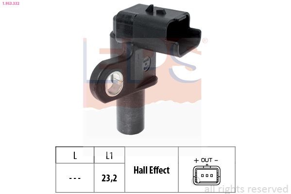EPS Devējs, Sadales vārpstas stāvoklis 1.953.332 EPS 1.953.332 Sadales vārpstas pozīcijas sensors Citroen Relay Jumper cena