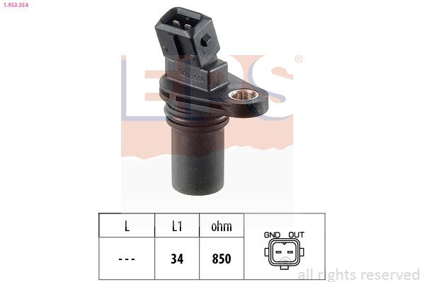 EPS Wielsnelheidssensor 1.953.354 EPS 1.953.354 Nokkenas-positiesensor Ford B-MAX originele