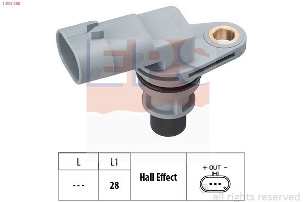 EPS Krumtapsføler 1.953.380 Krumtapaksel sensor EPS 147 1.953.380 billig