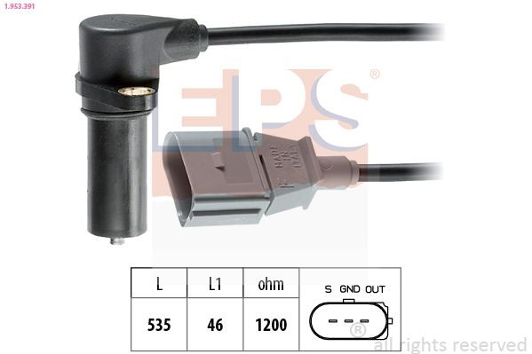 EPS Kurbelwellensensor 1.953.391 1.953.391 EPS VW Kurbelwellensensor