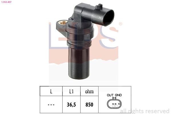 EPS Krumtapsføler 1.953.407 Krumtapaksel sensor EPS Peugeot 405 1.953.407