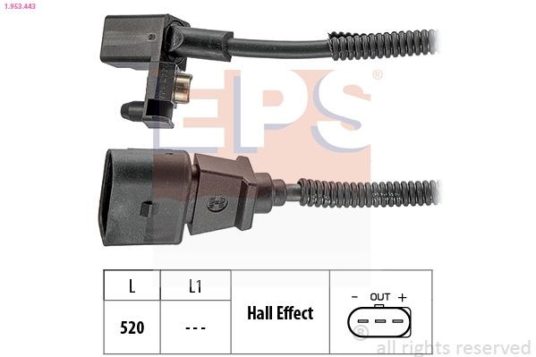 EPS Krukassensor 1.953.443 Krukas-sensor EPS LEON 1.953.443 goedkoop