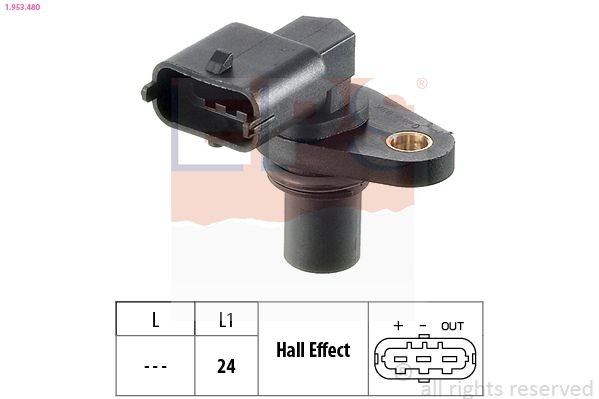 EPS Sensor, knastakselposition 1.953.480 EPS 1.953.480 Sensor, knastakselposition