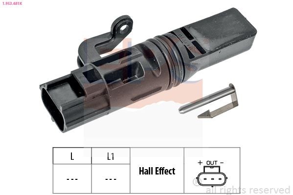 EPS Sensor, RPM 1.953.481K Ford CAPRI EPS camshaft sensor 1953481K