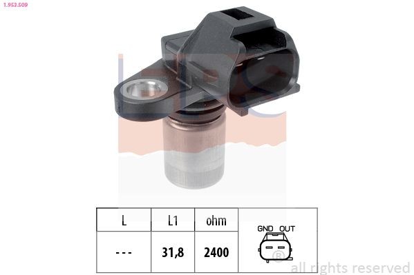 Gerador de impulsos, cambota EPS 1.953.509 EPS 1.953.509 Sensor da cambota TOYOTA 4 RUNNER 2010