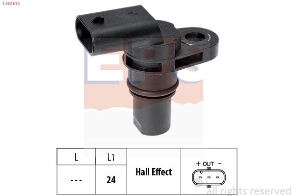 EPS Generatore di impulsi, Albero a gomiti 1.953.514 1.953.514 costo Sensore giri motore EPS Volkswagen BORA