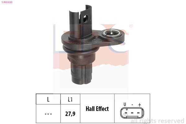 EPS Sensor, omdrejningstal 1.953.523 Knastaksel sensor EPS Ford USA MUSTANG 1.953.523