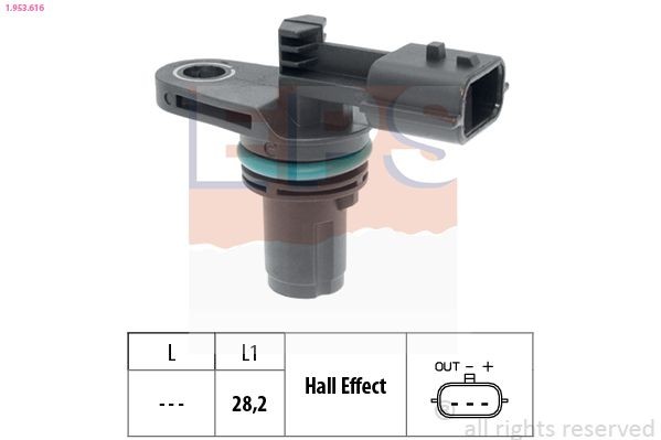 EPS Kamaxelgivare 1.953.616 EPS 1.953.616 kamaxelsensor CLIO IV Kombi (KH_) pris