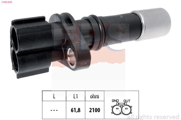 EPS Krumtapsføler 1.953.633 EPS 1.953.633 Toyota Prius W50 Krumtapaksel sensor originale pris