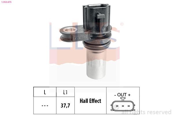 EPS Gerador de impulsos, cambota 1.953.675 Sensor da cambota EPS X-TRAIL 1.953.675 baratos