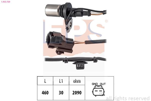 EPS Generatore di impulsi, Albero a gomiti 1.953.720 1.953.720 costo Sensore giri motore EPS TOYOTA AVENSIS
