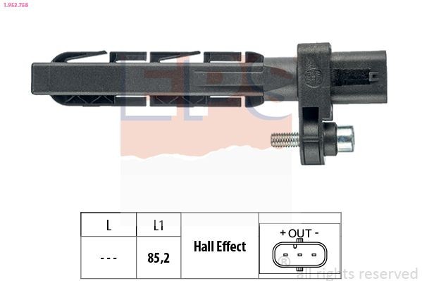 EPS Krukassensor 1.953.758 Krukas-sensor EPS Coupe 1.953.758 goedkoop