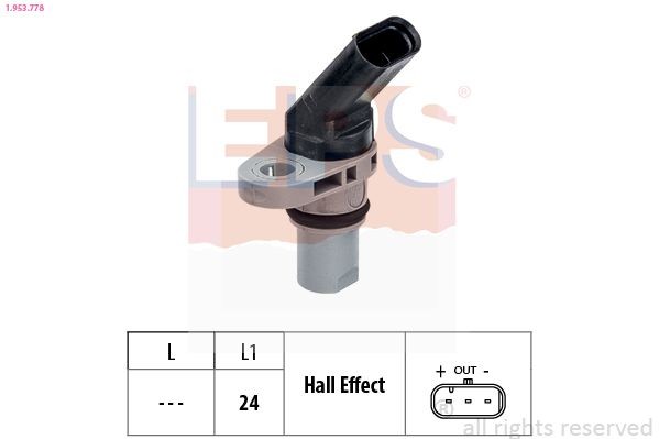 EPS Wielsnelheidssensor 1.953.778 Seat LEON Krukaspositiesensor EPS 1.953.778