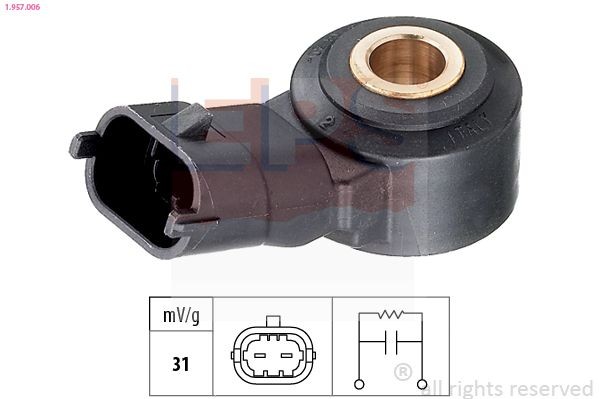 Knock Sensor EPS 1.957.006 EPS 1.957.006 2021 FIAT PUNTO knock sensor replacement