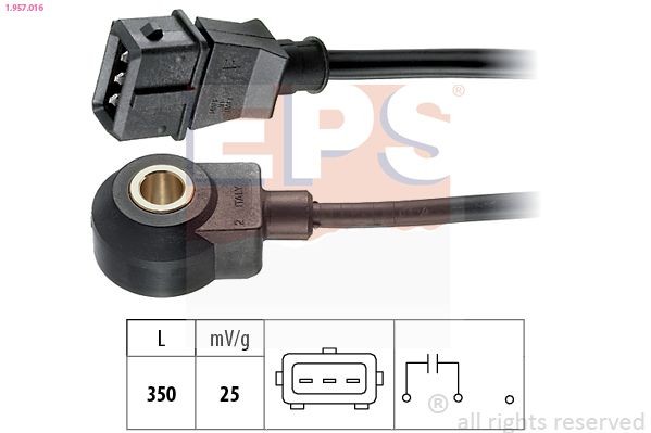 EPS Sensore di detonazione 1.957.016 Sensore di battito Volkswagen 70XA 1.957.016 EPS