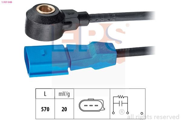 EPS Klopfsensor 1.957.048 1.957.048 EPS AUDI Klopfsensor
