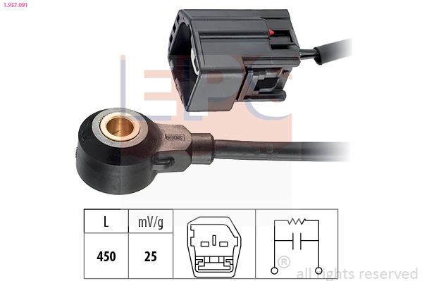 EPS Knock Sensor 1.957.091 EPS 1.957.091 Mazda Premacy cp knock sensor replacement