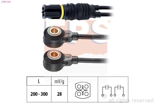 EPS Klopsensor 1.957.110 Skoda RAPID Klopsensor EPS 1.957.110