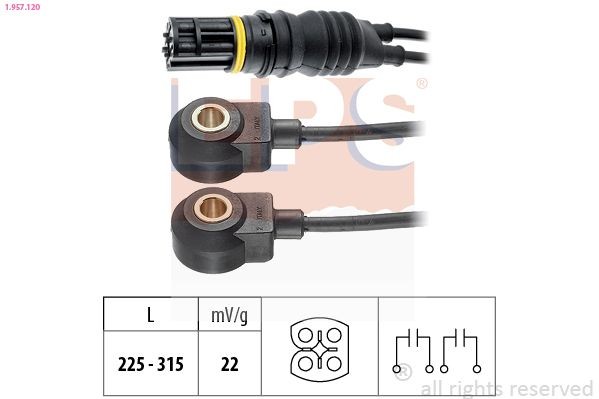 EPS Klopsensor 1.957.120 Klopsensor EPS KA 1.957.120 goedkoop