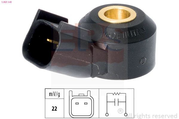 Sensor de detonação EPS 1.957.141 EPS 1.957.141 Sensor de detonação FORD FIESTA 2022