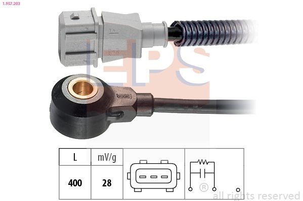 Klopsensor EPS 1.957.203 EPS 1.957.203 Klopsensor HYUNDAI SANTA FE 2010