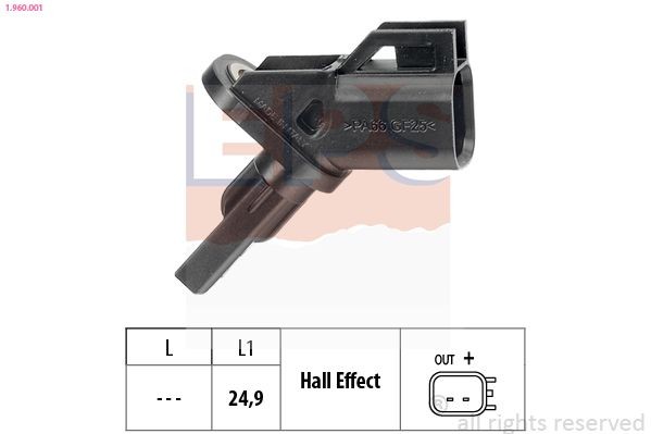 EPS ABS-givare 1.960.001 FORD sensor hjulvarvtal EPS 1.960.001