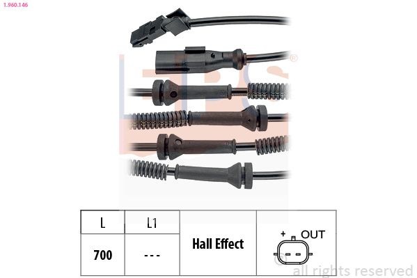 EPS ABS-anturi 1.960.146 1.960.146 EPS ABS anturi MERCEDES-BENZ CLK