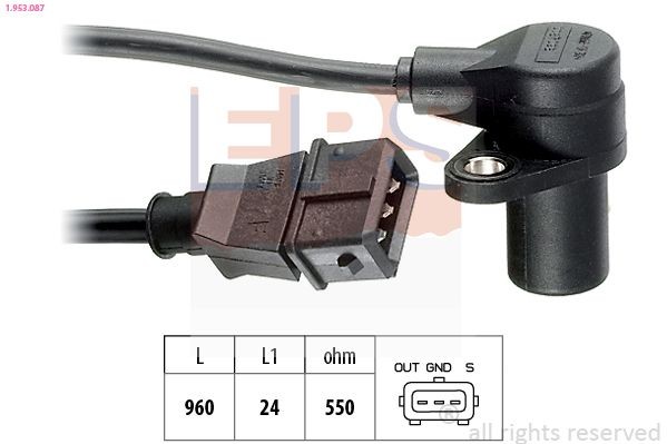 EPS Spínacia jednotka zapaľovania 1.965.006 Spínacia jednotka zapaľovania EPS Fiat SCUDO 1.965.006