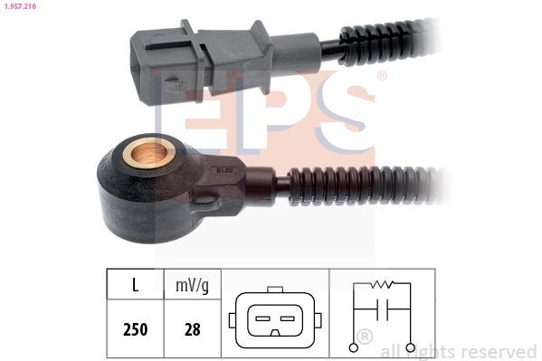 EPS Koplingsapparat, tenningsapparat 1.965.007 Tennmodul EPS Dodge CALIBER 1.965.007