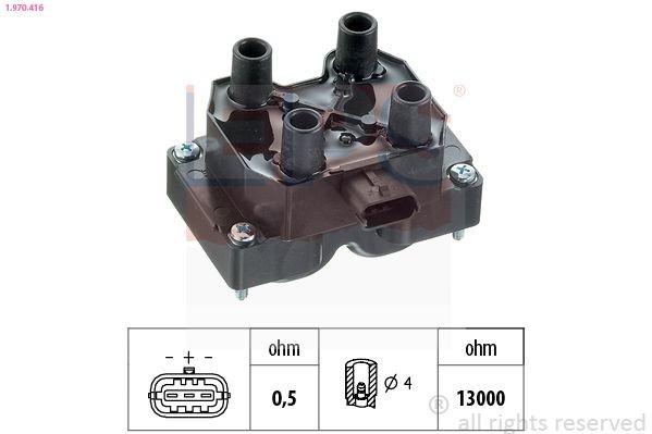EPS Tändspole 1.970.416 1.970.416 EPS tändkassett FIAT GRANDE PUNTO