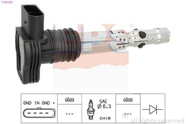 EPS Bobine d'allumage 1.970.429 Bobine injecteur EPS PASSAT 1.970.429 pas cher