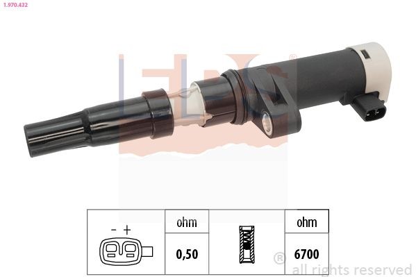 EPS Tändspole 1.970.432 1.970.432 EPS tändspole NISSAN QASHQAI