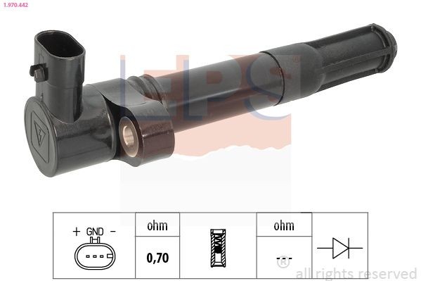 Bobine d'allumage EPS 1.970.442 EPS 1.970.442: Bobine cylindre Iveco Daily 2021