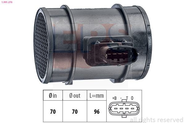 EPS Luftmassenmesser (LMM) 1.991.276 1.991.276 EPS Luftmengenmesser Tabelle