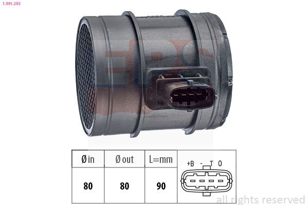 EPS Luchtmassameter (LMM) 1.991.293 MAF EPS CX 1.991.293 goedkoop